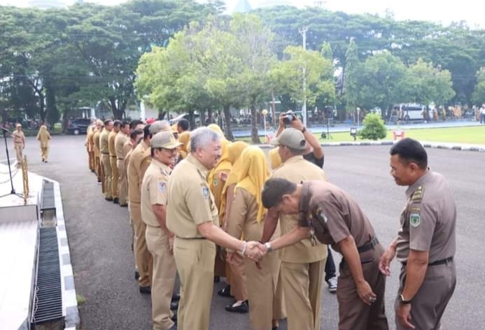 Bupati Pinrang Berhalal Bihalal Dengan ASN Lingkup Pemkab Pinrang