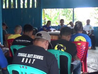 Ketua Distrik THS THM Keuskupan Agung Ende Mbulang Lukas Pimpin Rapat Kerja Di Mbai