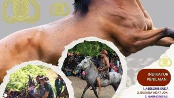 Sambut HUT Bayangkara Ke 78, Polres Sabu Raijua Gelar Lomba Kuda Menari