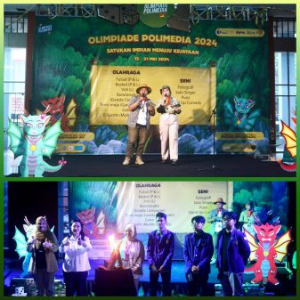 Politeknik Negeri Media Kreatif Jakarta menggelar acara Opening Ceremonial Olimpiade PoliMedia 2024