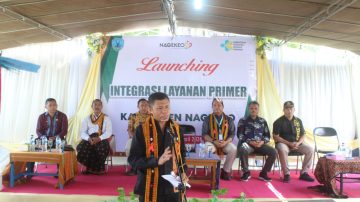 Pj Bupati Raimundus Nggajo Launching Integrasi  Layanan Primer Tingkat Kabupaten Nagekeo