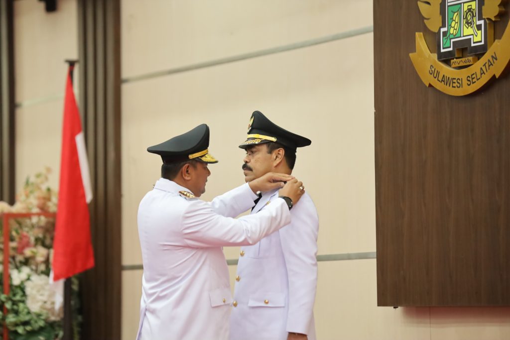 Pj Gubernur Sulsel Resmi Melantik Pj Bupati Pinrang