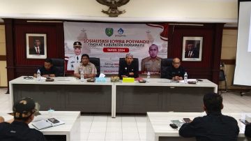 Sosialisasi Lomba Posyandu Tingkat Kabupaten Indramayu Tahun 2024