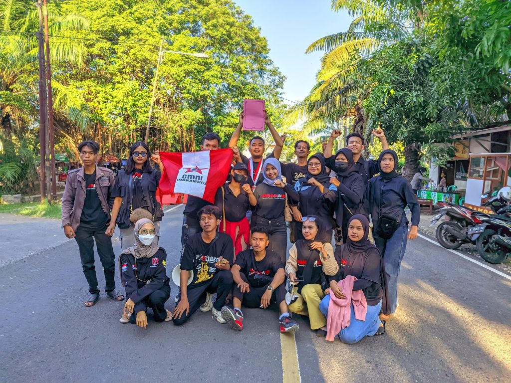 Aktivis Mahasiswa GMNI, Desak Ketua KPU Indramayu bersikap Netral