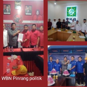 Ahmad Jaya Baramuli AJB Lamar 3 Partai Parpol Di Pinrang.Ini partainya