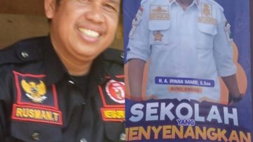 Di Sorot LSM.Baliho Mantan Bupati Pinrang Masih Terpasang Di Beberapa Kantor Di Pinrang