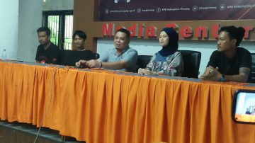 KPU Pinrang Hadirkan Artis youtuber Ambo Nai Peluncuran Pilkada Pinrang