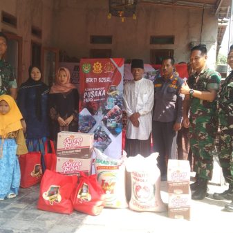 Pusaka Emas Akmil 2014, Distribusikan Ratusan Paket Sembako dan Air Bersih
