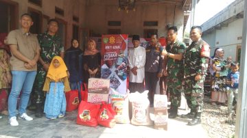 Pusaka Emas Akmil 2014, Distribusikan Ratusan Paket Sembako dan Air Bersih