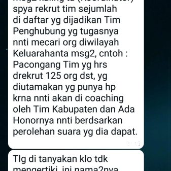 Netralitas Camat Paleteang  Dipertanyakan, Diduga Turut Bantu Perekrutan Tim Balon Bupati Pinrang