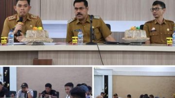 Silahturahmi Pj Bupati Pinrang Bersama Insan Pers Se -Kabupaten Pinrang