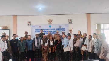 Kelurahan Danga Nagekeo NTT Kukuhkan Lembaga Adat Periode 2024-2029