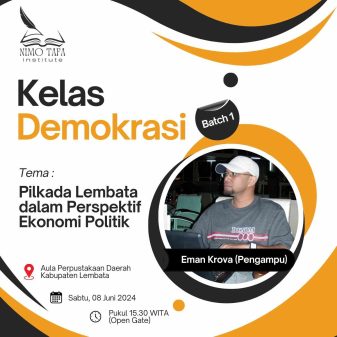 Nimo Tafa Institut Buka Kelas Demokrasi, Pilkada Lembata NTT Dalam Perspektif
