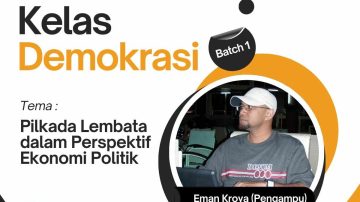 Nimo Tafa Institut Buka Kelas Demokrasi, Pilkada Lembata NTT Dalam Perspektif