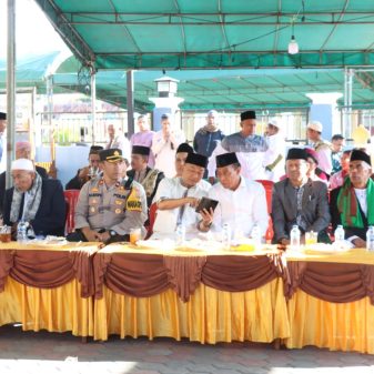 Waka Polres Ngada NTT, Kompol Mei Charles Sitepu, S.H Pimpin Pengamanan Sholat Idul Adha