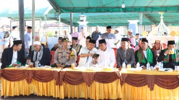 Waka Polres Ngada NTT, Kompol Mei Charles Sitepu, S.H Pimpin Pengamanan Sholat Idul Adha