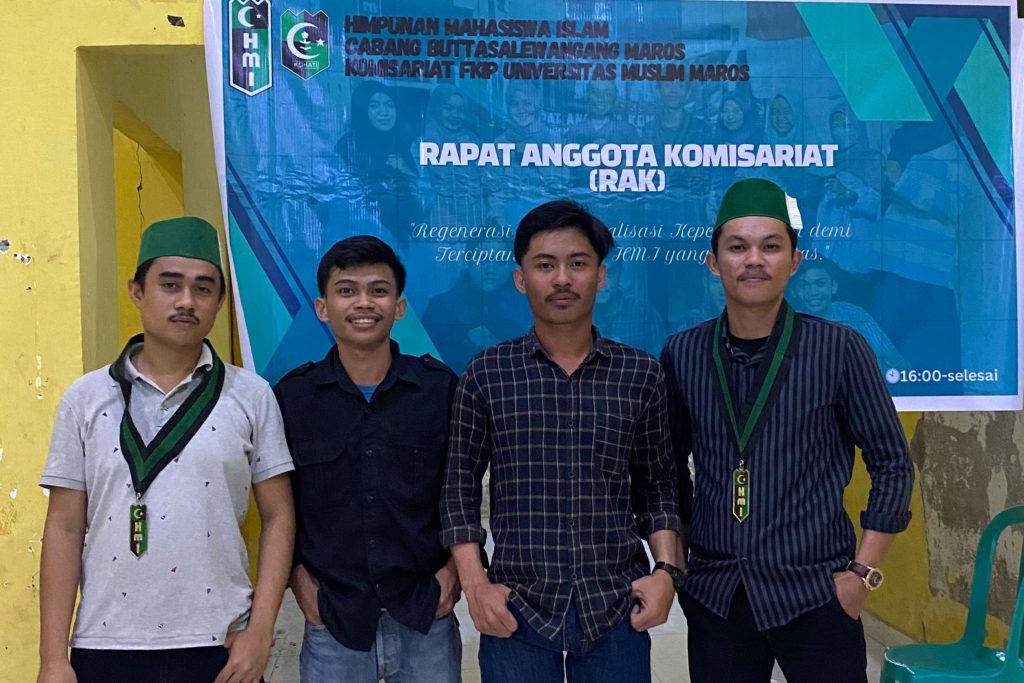 Tri Hardian syah A, Terpilih Sebagai Nakhoda Baru HMI Komisariat FKIP Universitas Muslim Maros