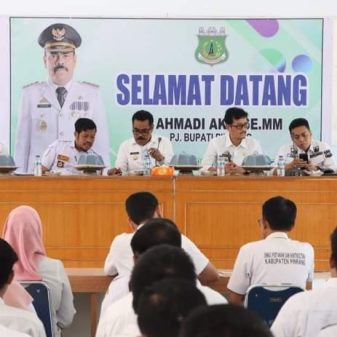 Pj Bupati Pinrang Kunjungan Kerja Di Tiga OPD