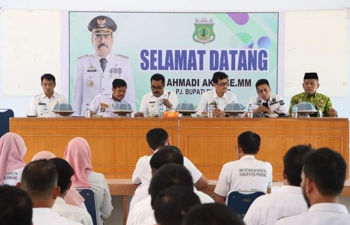 Pj Bupati Pinrang Kunjungan Kerja Di Tiga OPD