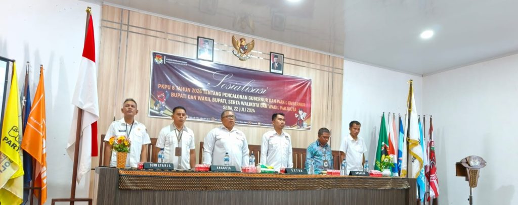 Tingkatkan Partisipasi dan Antusias Masyarakat Dalam Pilkada, KPU Sabu Raijua Gelar Sosialisasi PKPU Nomor 8 Tahun 2024