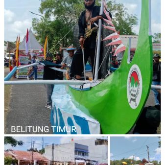 Pawai Karnaval di Kabupaten Belitung Timur, Provinsi Babel Sangat Meriah