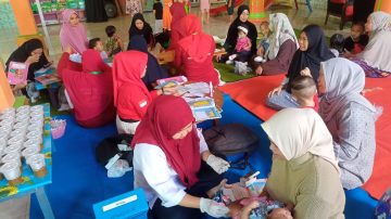 Antusias Warga Hadiri Kegiatan di Posyandu Reski Melati di Maros