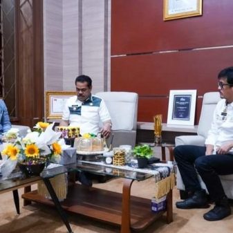 Pj Bupati Pinrang Terima Audiens Pimpinan Bank Sulselbar Cabang Pinrang