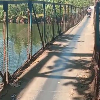 Jembatan Gantung Sudah Keropos, LAKI P 45 Maros Minta Bupati Maros Evaluasi Kinerja Kadisnya