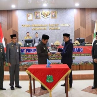 Pemerintah Daerah Dan DPRD Pinrang Setujui 3 Ranperda Non APBD Kabupaten Pinrang TA. 2024