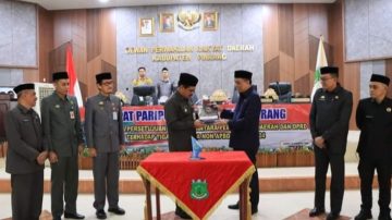 Pemerintah Daerah Dan DPRD Pinrang Setujui 3 Ranperda Non APBD Kabupaten Pinrang TA. 2024