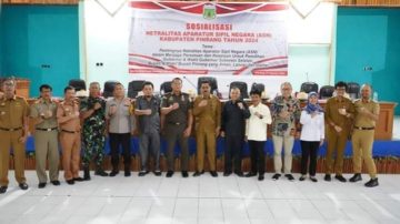 Pj Bupati Pinrang Buka Sosialisasi Netralitas ASN Kabupaten Pinrang
