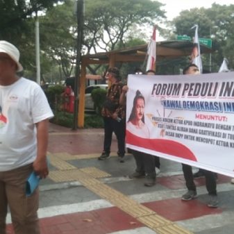 Forum Peduli Indramayu Datangi DKPP RI, Adukan Ketua KPU Indramayu Atas Dugaan Gratifikasi