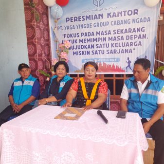 Resmikan Kantor Cabang Yaga Yingde Di Ngada NTT, Pelayanan Misi Kemanusiaan Semakin Nyata