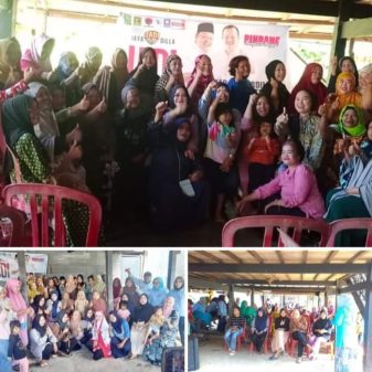 Team Perempuan Tangguh siap menangkan JADI Di Kecamatan Tiroang