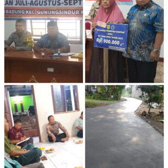 Kepala Desa Cibadung Kecamatan Gunung Sindur Bogor, Sukses Bangun Desanya