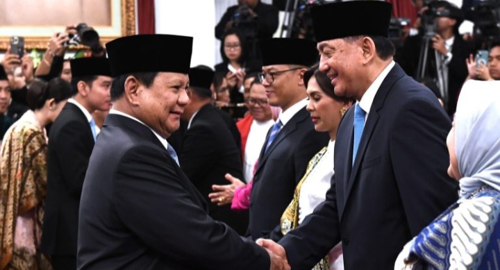 Presiden Prabowo Lantik Jaksa Agung, Kepala BIN Dan Pejabat Setingkat Menteri Lainnya
