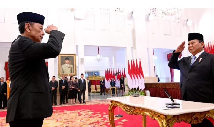 Presiden Prabowo Lantik Wiranto Luhut Dudung Dan Stafsus Presiden