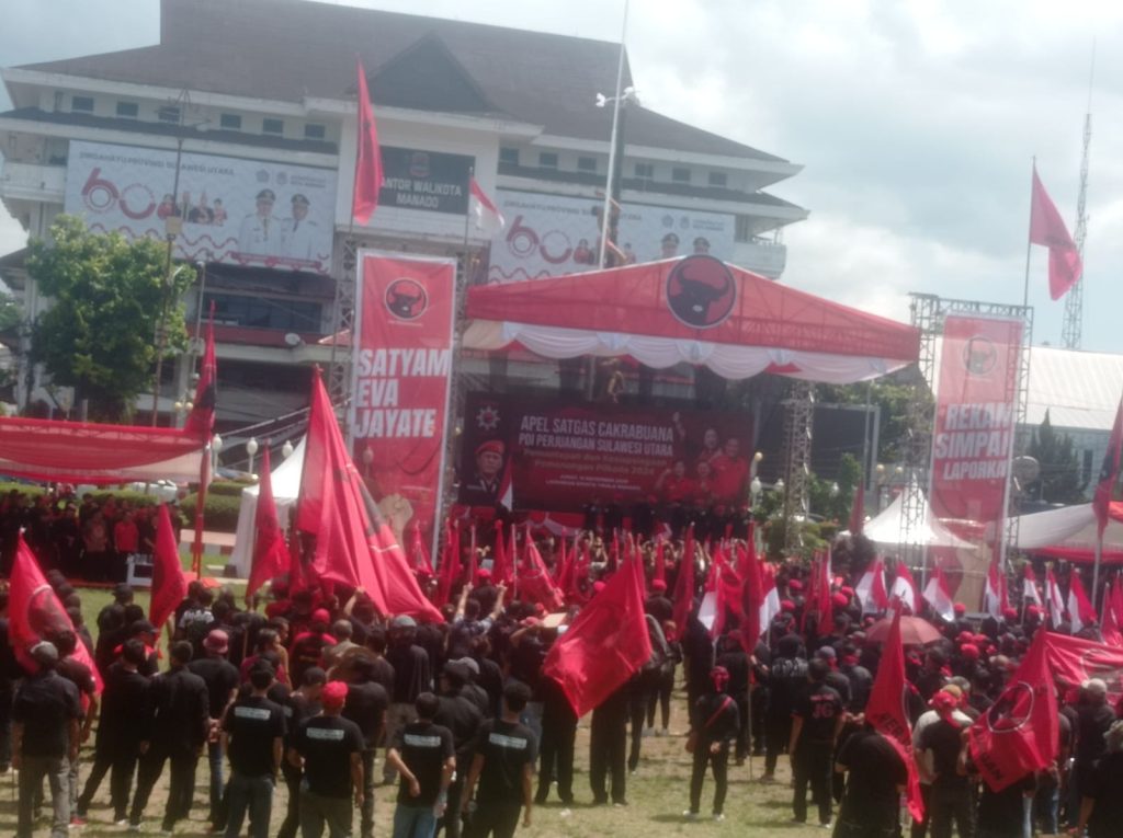 Watubun: “Lawan Intimidasi”, Saat Apel Satgas Cakra Buana di Lapangan Sparta Tikala Manado