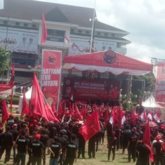 Watubun: “Lawan Intimidasi”, Saat Apel Satgas Cakra Buana di Lapangan Sparta Tikala Manado