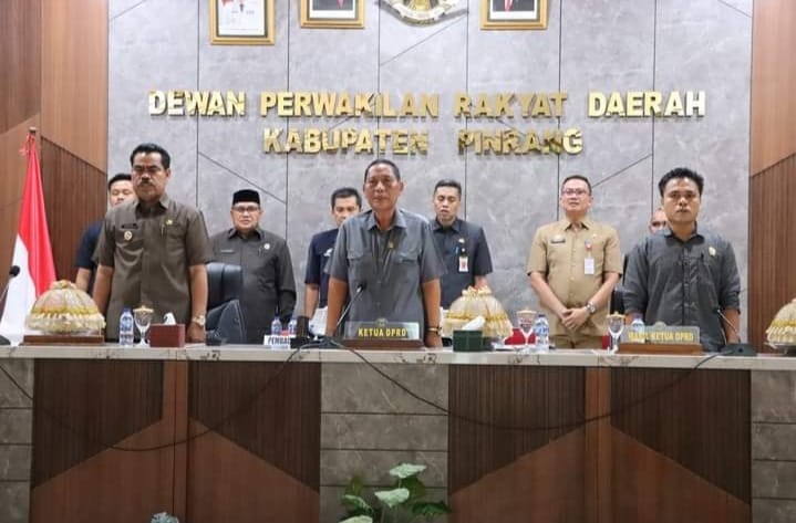 Pj Bupati Pinrang Hadiri Rapat Paripurna DPRD Kabupaten Pinrang