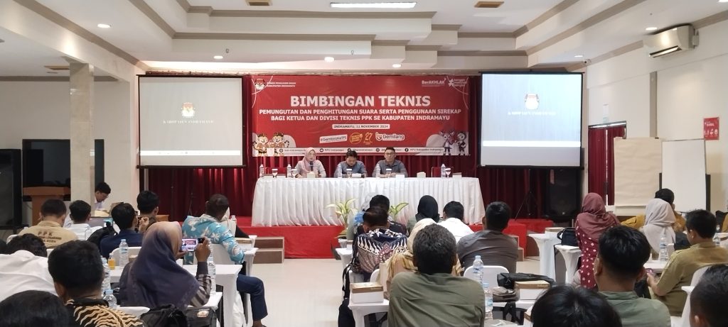 KPU Kabupaten Indramayu Gelar Bimbingan Teknis Untuk PPK Jelang Pemungutan Suara