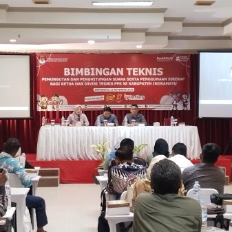 KPU Kabupaten Indramayu Gelar Bimbingan Teknis Untuk PPK Jelang Pemungutan Suara