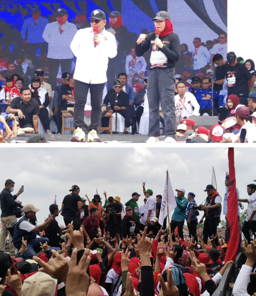 Penutupan Rangkaian Kampanye, Puluhan Ribu Pendukung Hadiri Kampanye Akbar Nina-Tobroni