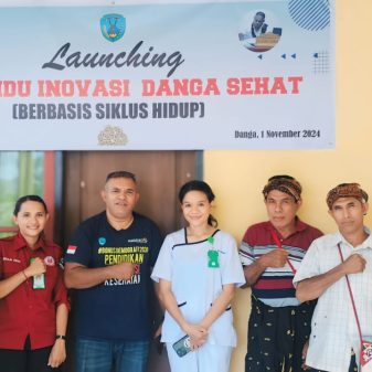 Lurah Danga Nagekeo NTT Launching Posyandu Inovasi Danga Sehat Berbasis Siklus Hidup