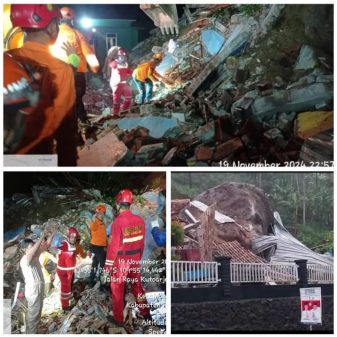 Purworejo Jawa Tengah, Musibah Tanah Longsor Tiga Warga Meninggal Dunia