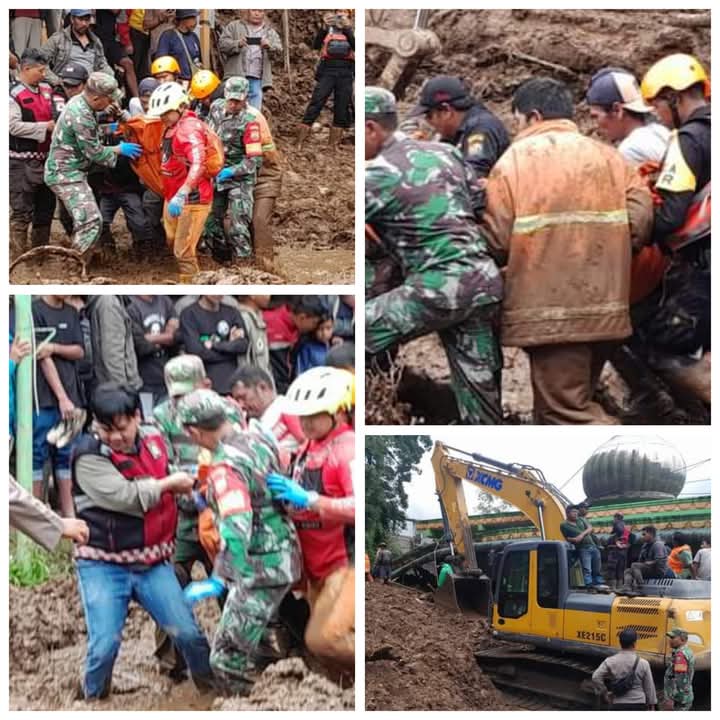 Sepuluh Orang Tewas Tertimbun Longsor di Karo Sumatera Utara