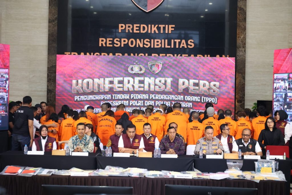 Dalam Sebulan Polri Ungkap 397 Kasus TPPO 482 TSK, Selamatkan 904 Korban