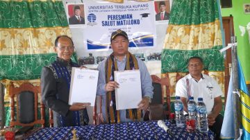 Benediktus Lagho Dirikan Sentra Layanan Universitas Terbuka Negeri Mataloko, Diresmikan