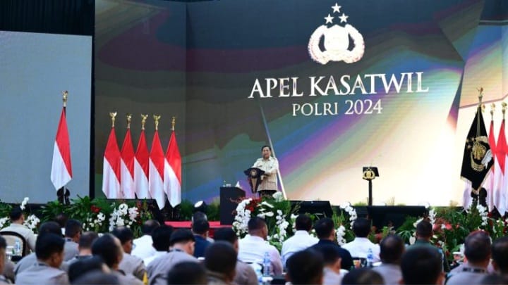 Presiden Prabowo Tekankan Profesionalisme Pengabdian Polri Kepada Masyarakat
