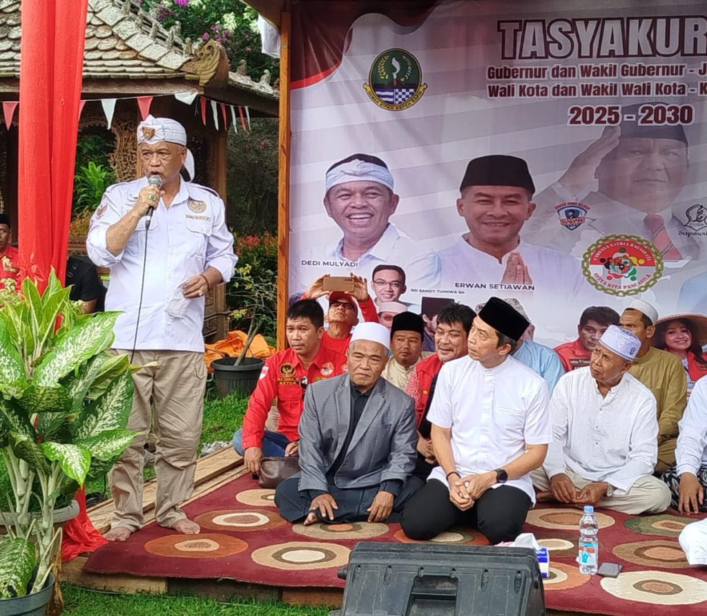 Irjen. Pol. (Purn.) Dr. Drs. H. Anton Charliyan, M.P.K.N. Hadiri Acara Syukuran Dedi Erwan dan Dedy Jenal